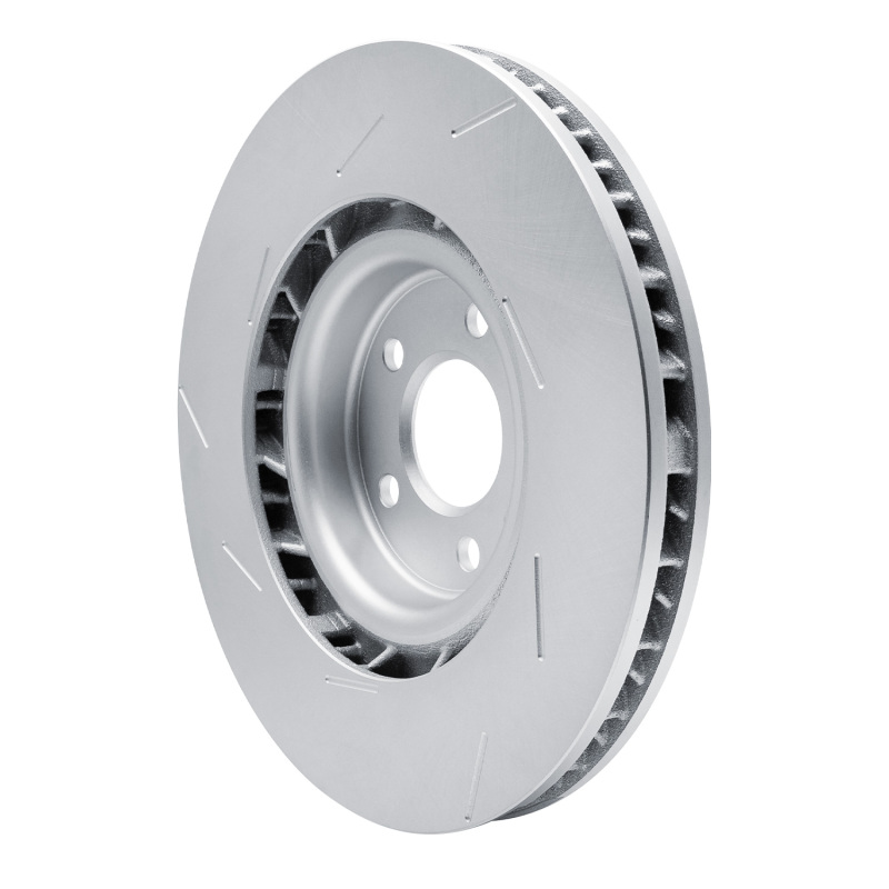 Porsche Macan Brake Rotor (1) - Front Right - R1 Concepts - Slotted GeoSPEC - `15-`23